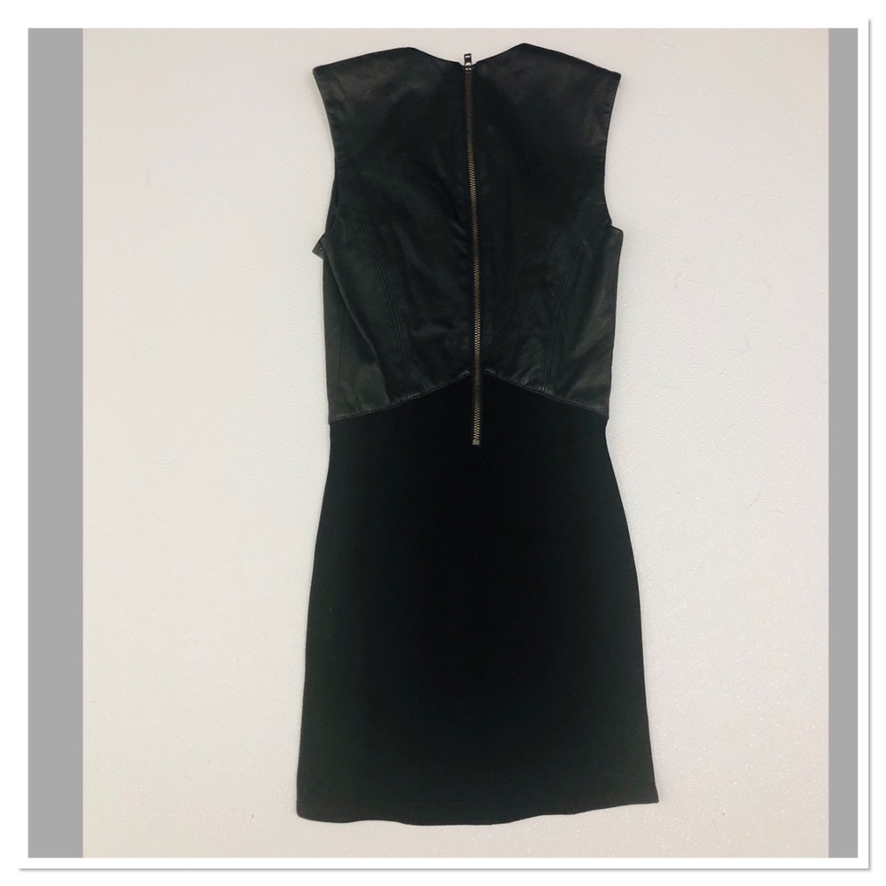 Helmut Lang Gala Knit and Leather Dress NYE - Picture 3 of 7